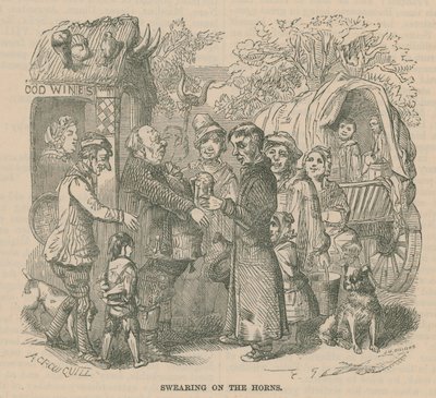 Schwur auf die Hörner von Alfred Crowquill