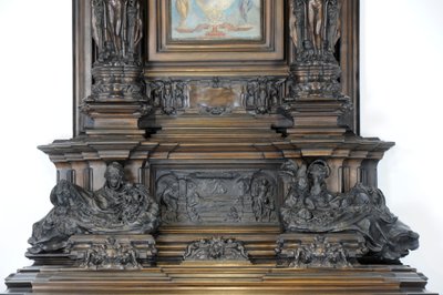 Detail des Sam Wilson Kaminsims, ca. 1908-14 von Alfred Gilbert