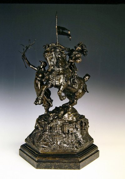 St. Georg und der Drache, Sieg führend von Alfred Gilbert