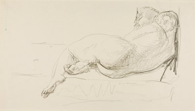 Liegender Akt von Alfred H. Maurer