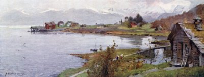 Ostenso, Hardangerfjord von Alfred Heaton Cooper
