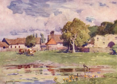 Die Abteifarm, Thetford, Norfolk von Alfred Heaton Cooper