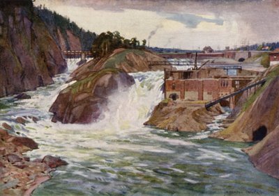 Die Trollhättan-Fälle von Alfred Heaton Cooper