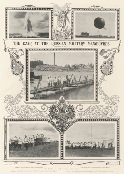 Der Zar bei den russischen Militärmanövern von Alfred Hugh Fisher
