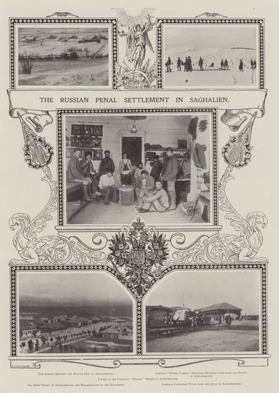 Die russische Strafkolonie in Saghalien von Alfred Hugh Fisher