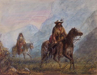 Kapitän Joseph Rutherford Walker, ca. 1837 von Alfred Jacob Miller