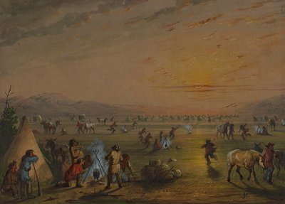 Aufholen von Alfred Jacob Miller