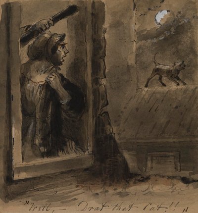 Verdammte Katze von Alfred Jacob Miller