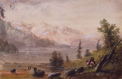 Indianerjäger auf der Suche nach Wild, ca. 1837 von Alfred Jacob Miller