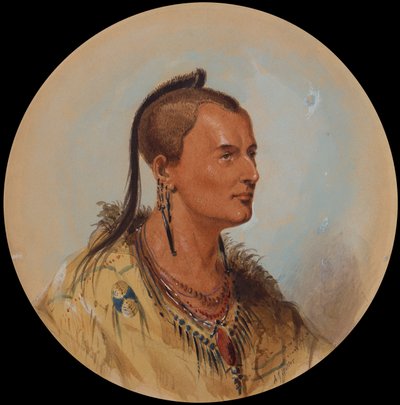 Sioux-Krieger, ca. 1837 von Alfred Jacob Miller