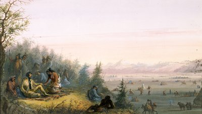 Die Friedenspfeife von Alfred Jacob Miller