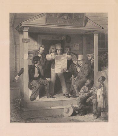 Mexikanische Nachrichten von Alfred Jones, after Richard Caton Woodville