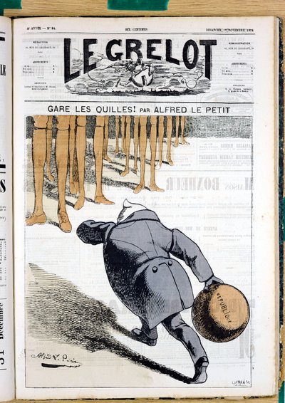 Titelblatt von „Le Grelot“, Nummer 84, Satirique en Couleurs von Alfred Le Petit