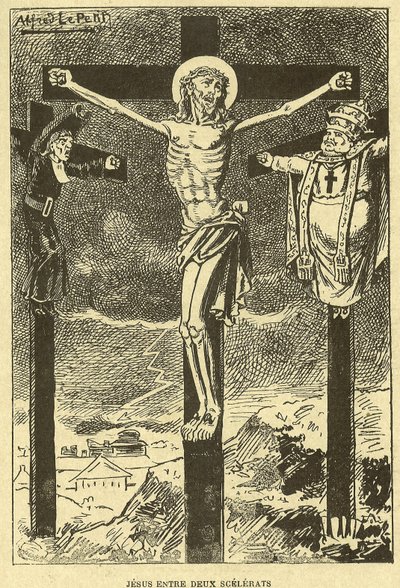 Illustration von Alfred Le Petit (1841-1909) in Gros-Jean und sein Pfarrer von Alfred Le Petit