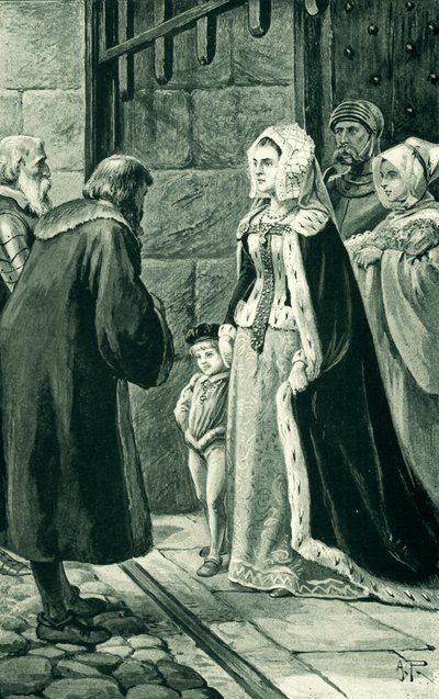 Königin Margaret, Witwe von James IV, trotzt den Adligen von Alfred Pearse