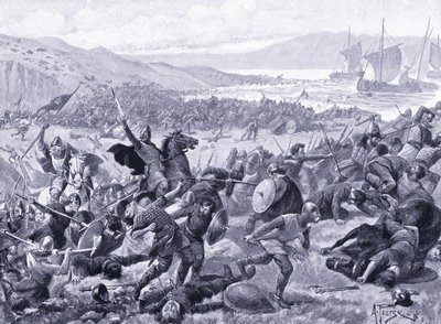 Die große Schlacht von Brunanburgh 937 n. Chr. von Alfred Pearse