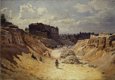 Der Durchbruch der Avenue Junot, in Montmartre, ca. 1910 von Alfred Renaudin