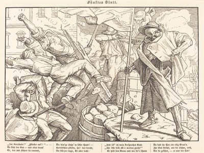 Auch ein Totentanz V von Alfred Rethel