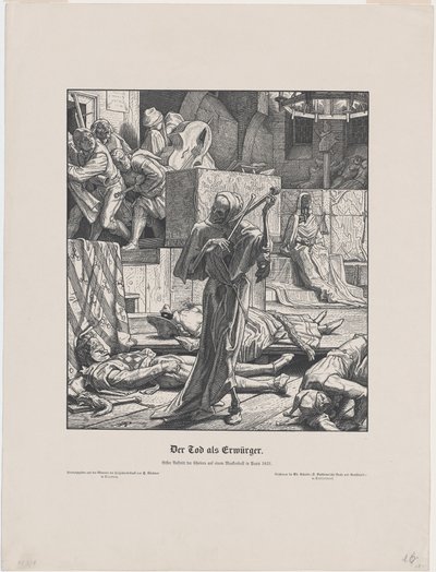 Der Tod als Freund von Alfred Rethel