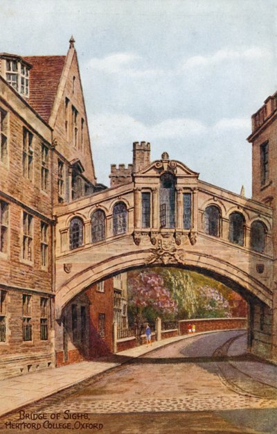 Seufzerbrücke, Hertford College, Oxford von Alfred Robert Quinton