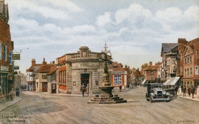 London Road und High Street, Sevenoaks von Alfred Robert Quinton