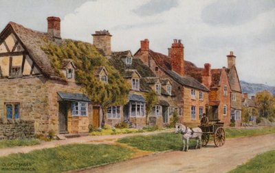 Alte Cottages, Broadway, Worcs von Alfred Robert Quinton
