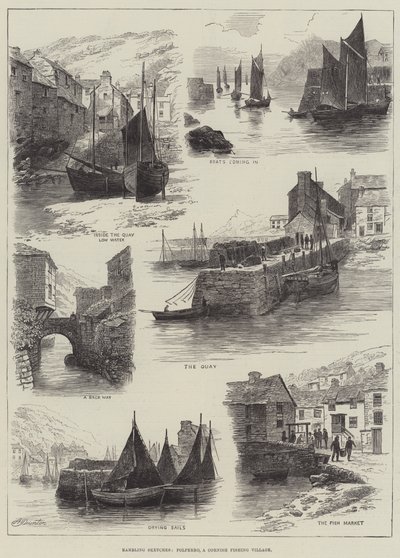 Streifzüge, Polperro, ein kornisches Fischerdorf von Alfred Robert Quinton