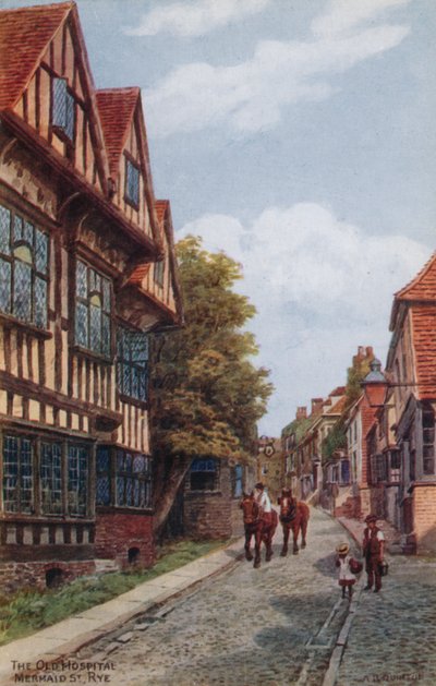 Das alte Krankenhaus, Mermaid St, Rye von Alfred Robert Quinton