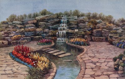 Wasserfall, Felsengärten, Skegness von Alfred Robert Quinton