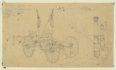 Alte Waffen im Arsenal von Alfred Rudolph Waud