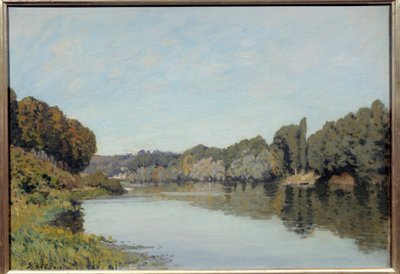 Die Seine bei Bougival (Alfred Sisley) von Alfred Sisley