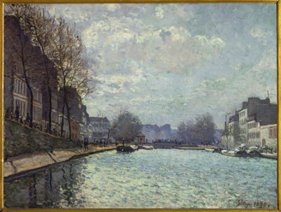 Der Canal St. Martin, Paris von Alfred Sisley