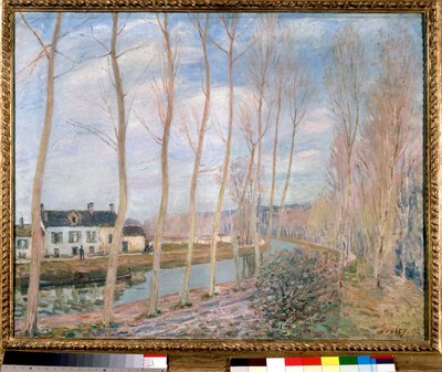 Der Kanal von Loing von Alfred Sisley