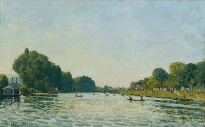 Die Seine bei Bougival von Alfred Sisley