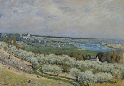 Die Terrasse in Saint-Germain, Frühling von Alfred Sisley
