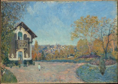 Blick auf Marly-le-Roi von Coeur-Volant aus von Alfred Sisley