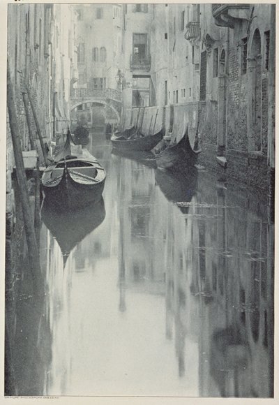 Ein Stück Venedig, Negativ 1894, veröffentlicht 1898 von Alfred Stieglitz