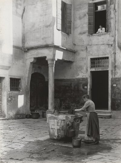 Ein venezianischer Brunnen von Alfred Stieglitz