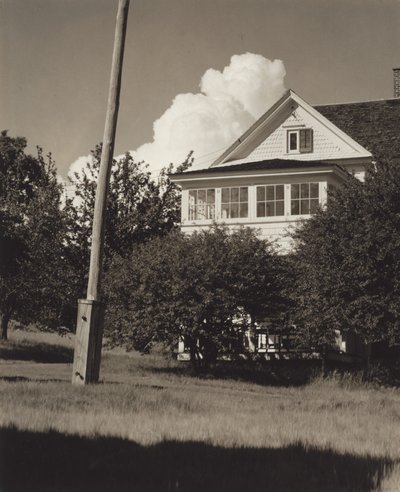 Haus, Lake George von Alfred Stieglitz