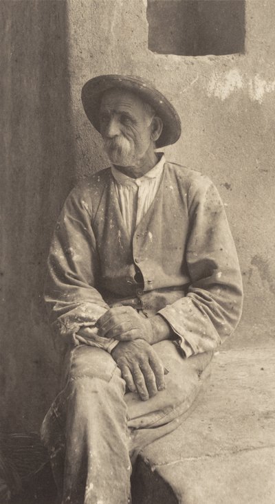 Italienischer Maurer, Bellagio von Alfred Stieglitz