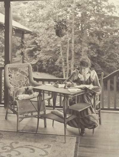 Auf der Veranda, Oaklawn, Lake George von Alfred Stieglitz