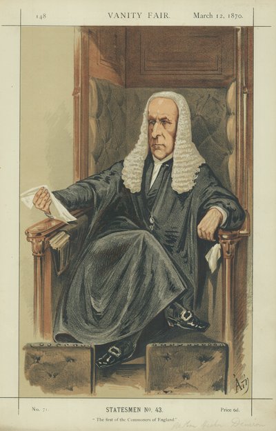 Der Sprecher (Mr. Speaker Denison) von Alfred Thompson