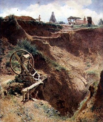 Die Kiesgrube, Kings Cross von Alfred William Hunt