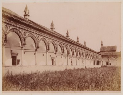 La Certosa di Pavia: Der große Hof von Alfredo Noack