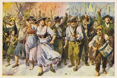 Revolution von Maria da Fonte, Portugal von Alfredo Roque Gameiro