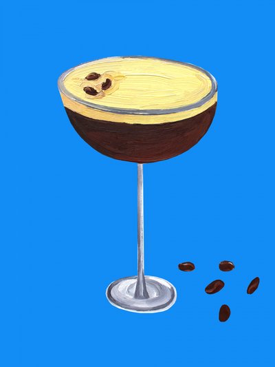 Espresso Martini Blau von Alice Straker