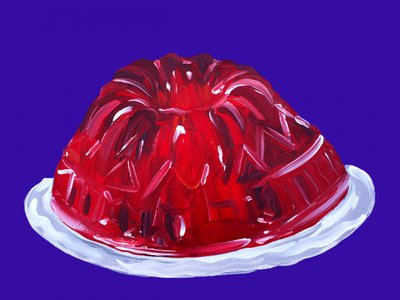 Lebendiges rotes Gelee von Alice Straker