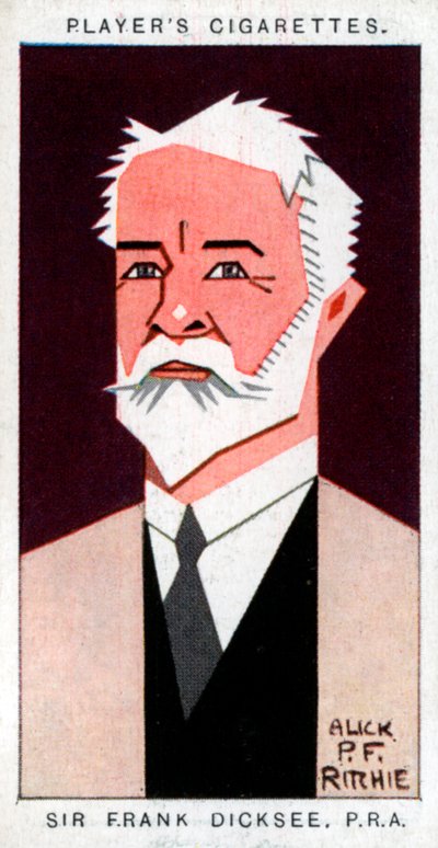 Sir Francis Bernard Dicksee, britischer Maler von Alick P. F. Ritchie