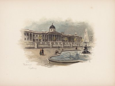 Bekanntes London: Die Nationalgalerie von Allan F. Barraud