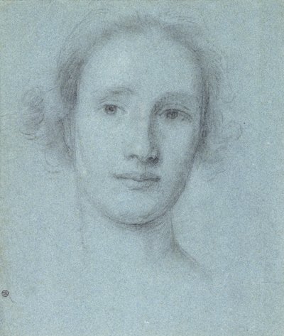 Kopf eines Mädchens von Allan Ramsay